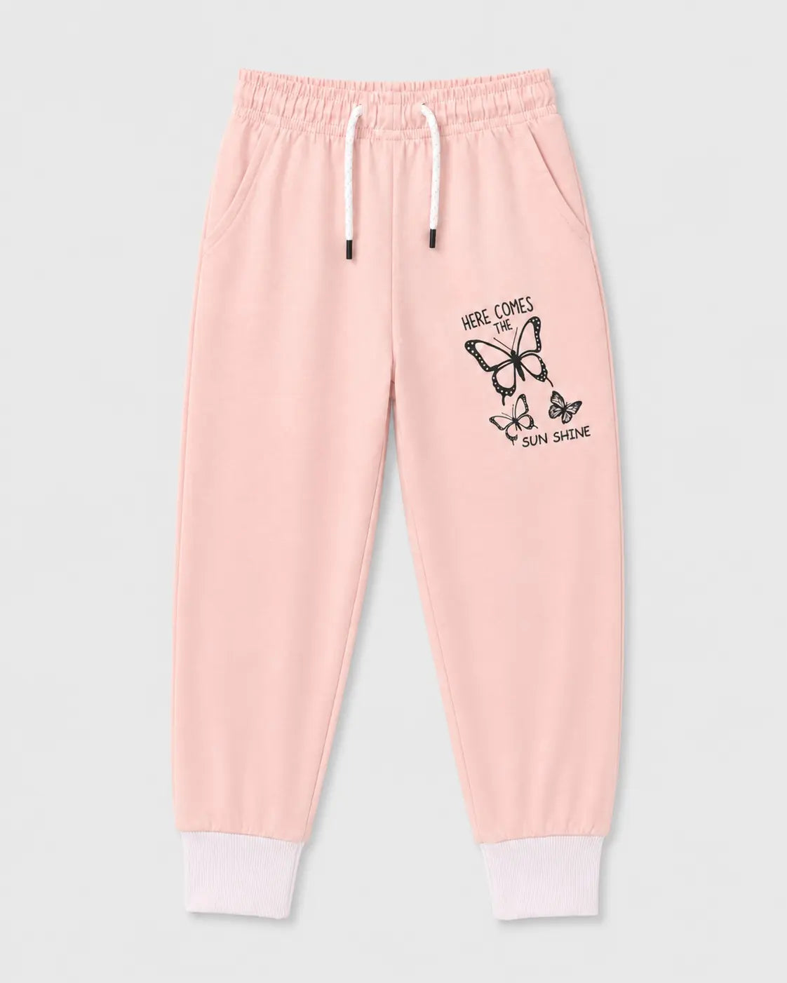 Junior Republic Cotton Jersey Summer Butterflies Printed Trouser