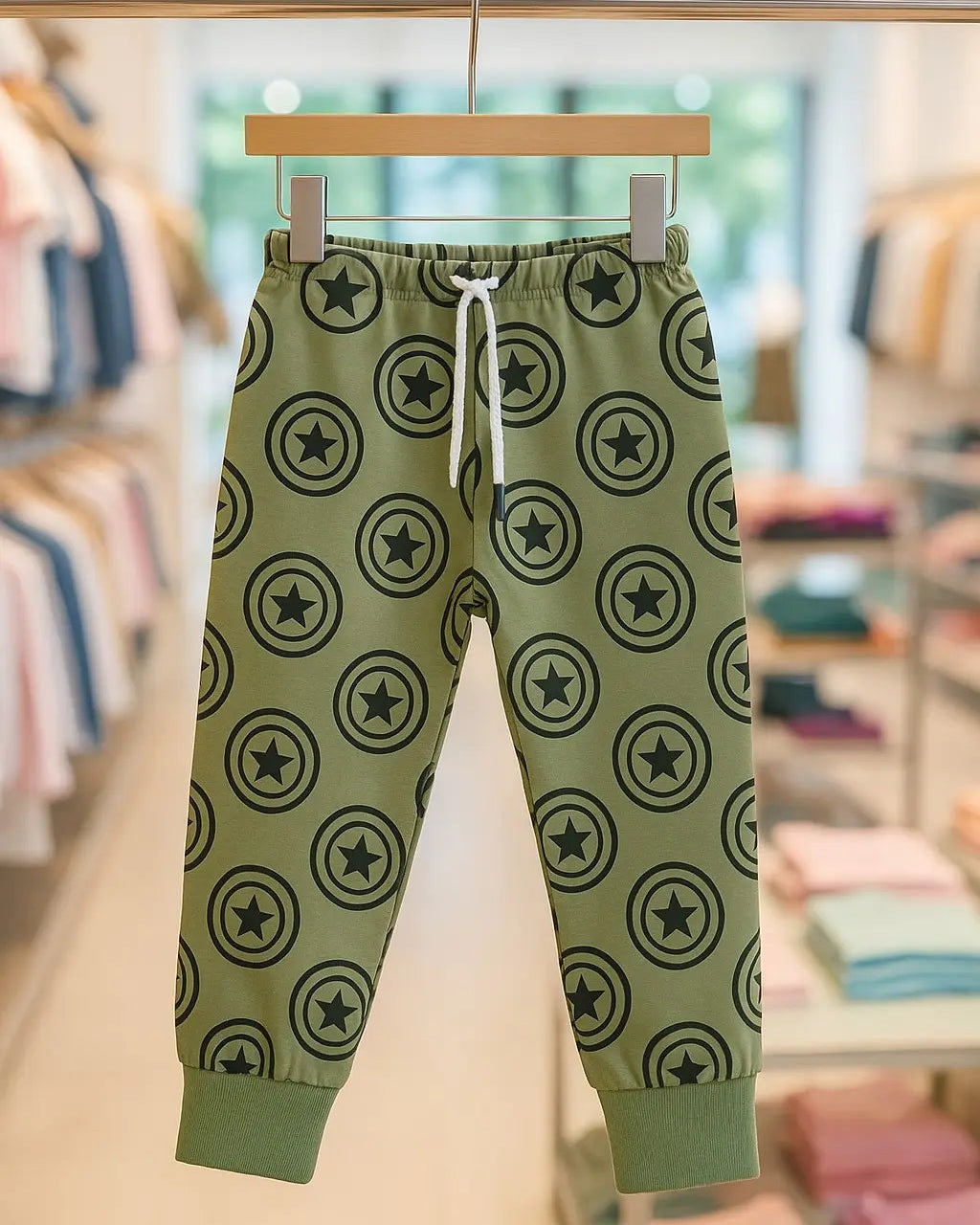 Junior Republic Cotton Jersey Summer Captain America Trouser