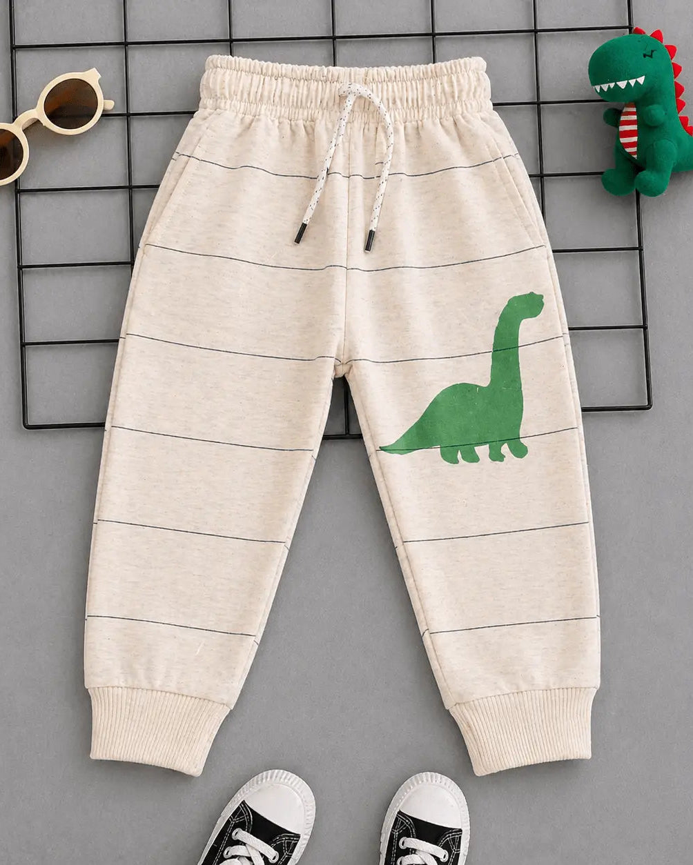 Junior Republic Cotton Jersey Summer Dinosaur Printed Trouser