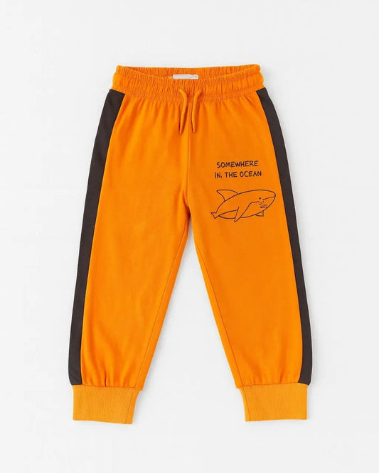 Junior Republic Cotton Jersey Summer Ocean Printed Trouser
