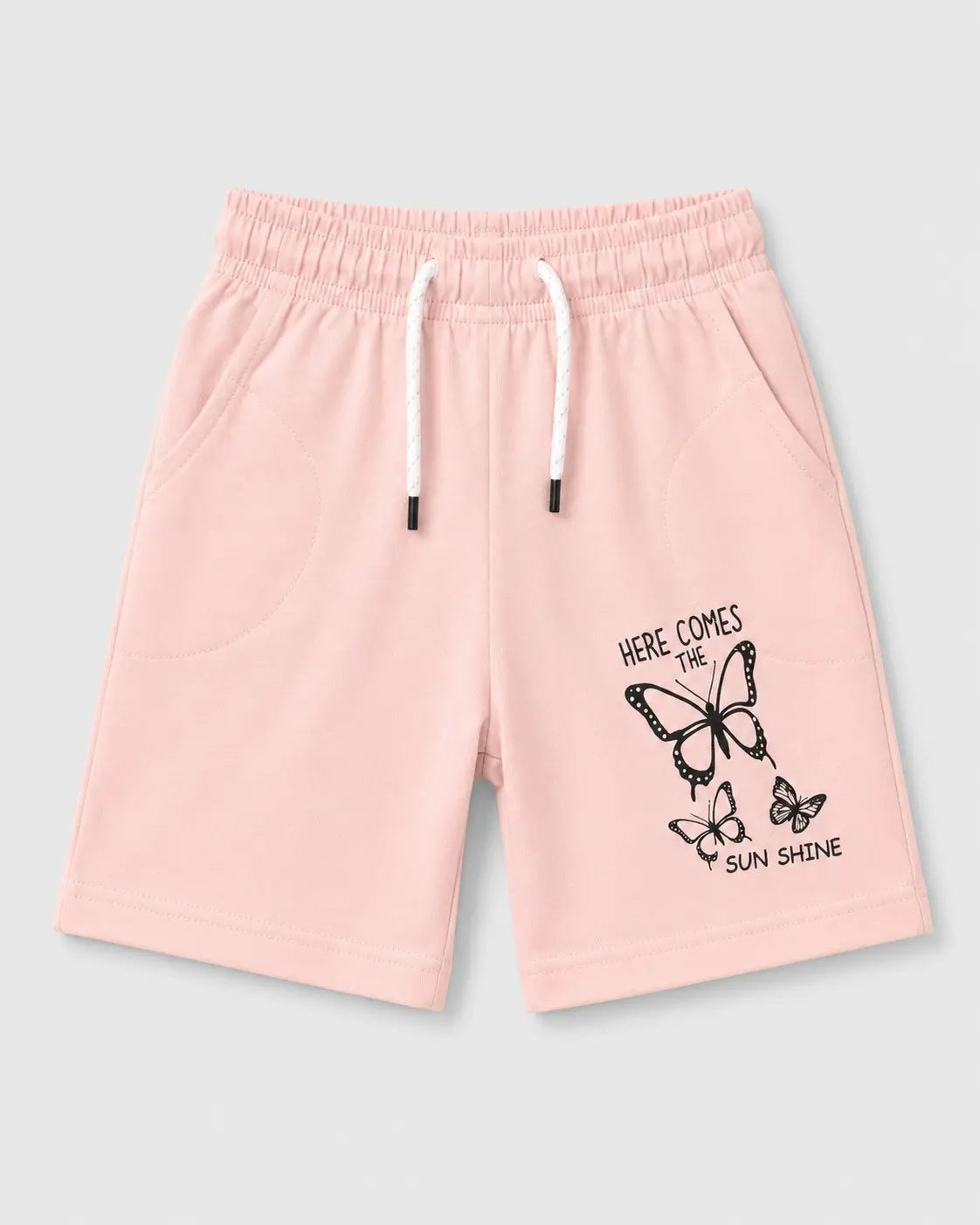 Junior Republic KID'S Butterflies Printed Summer Cotton Jersey Shorts