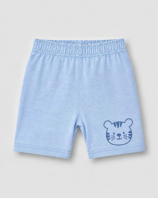 Junior Republic KID'S Tiger Printed Summer Cotton Jersey Shorts