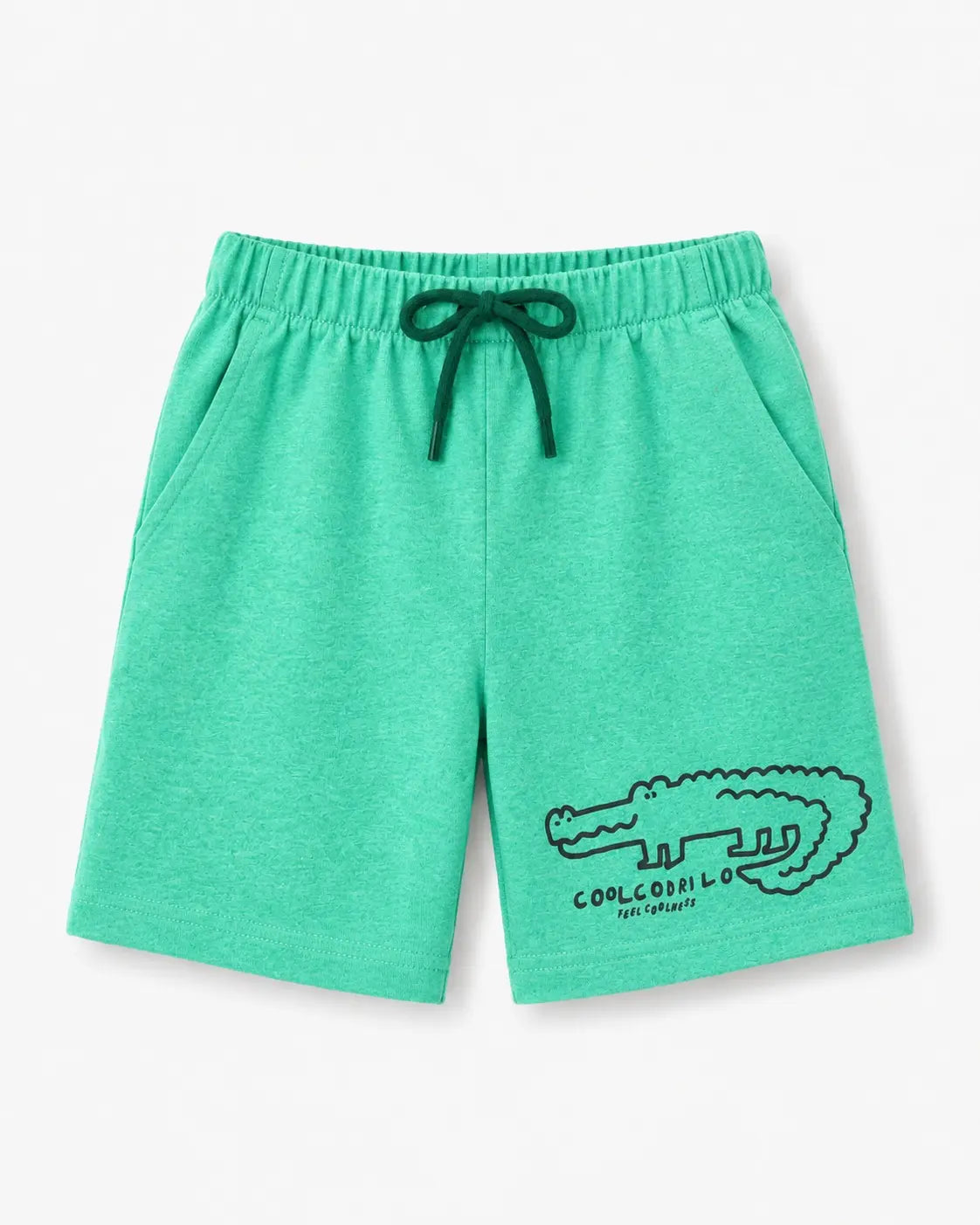 Junior Republic KID'S crocodile Printed Summer Cotton Jersey Shorts