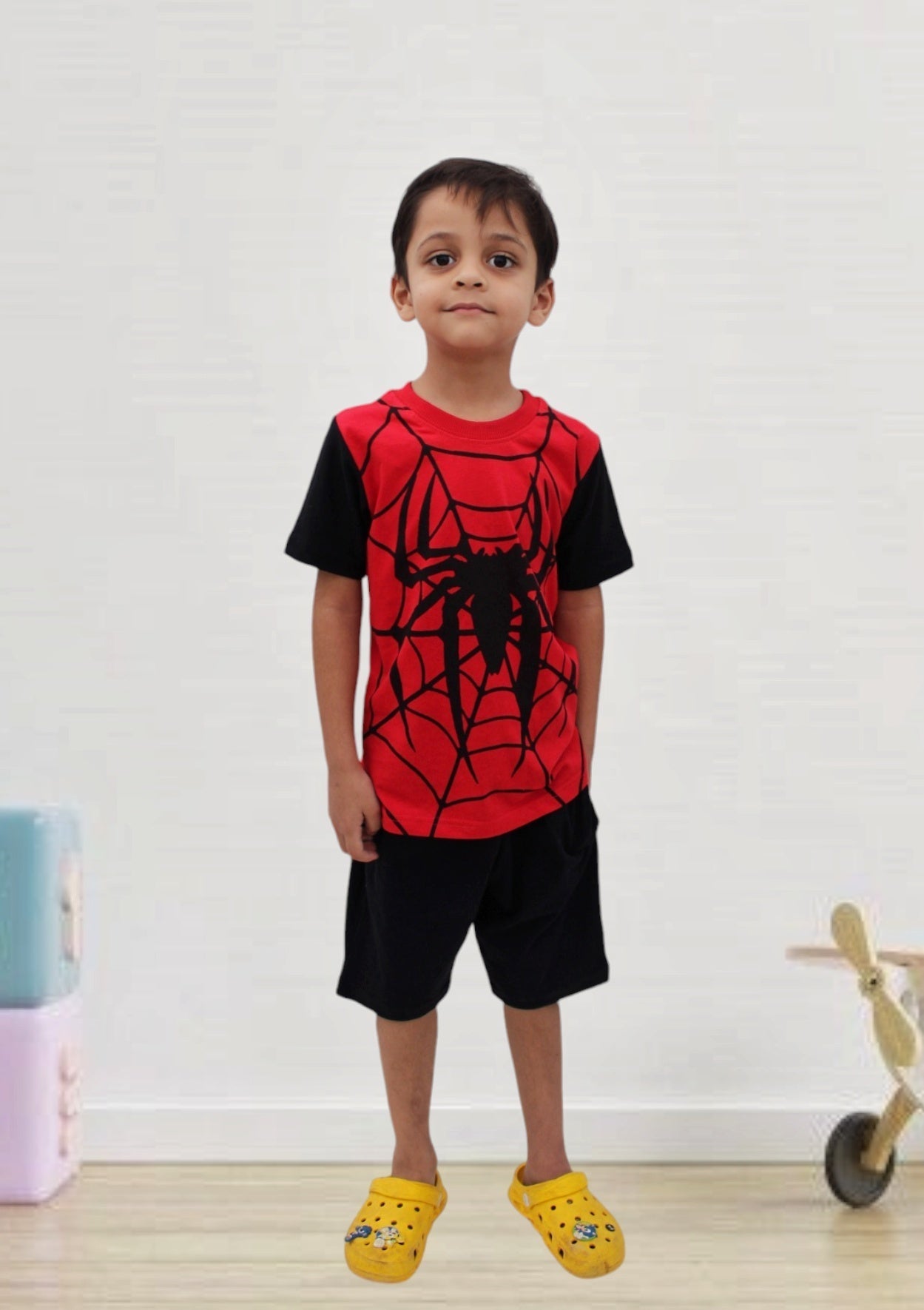 Junior Republic Kid's Spiderman Printed Twin Set