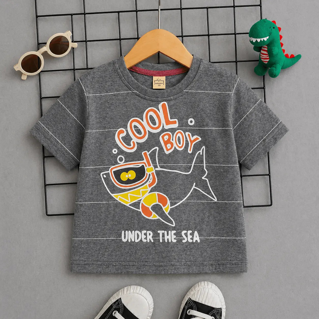 Junior Republic Kid's Cool Boy Printed Tee Shirt