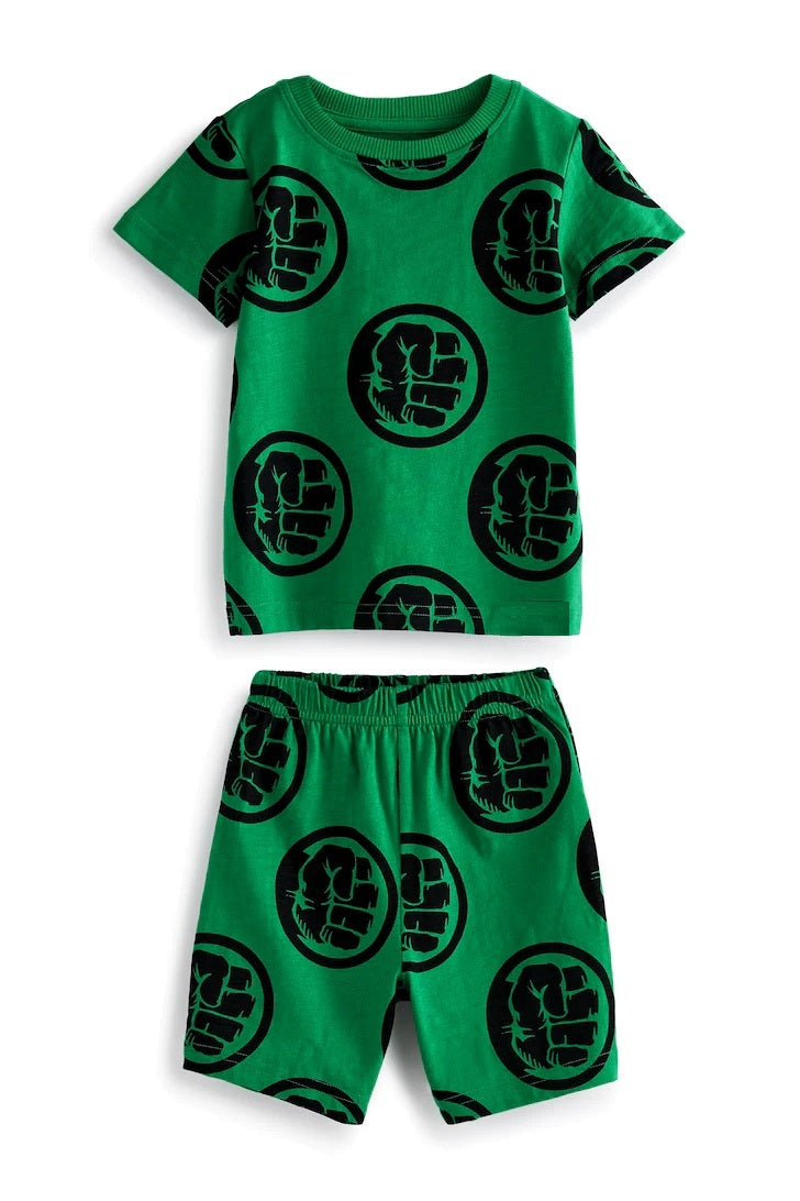 Junior Republic Kid's HULK Printed Twin Set