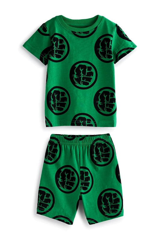 Junior Republic Kid's HULK Printed Twin Set