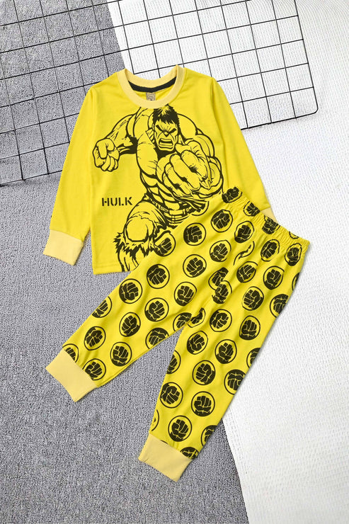 Junior Republic Kid's Hulk Printed Twin Set