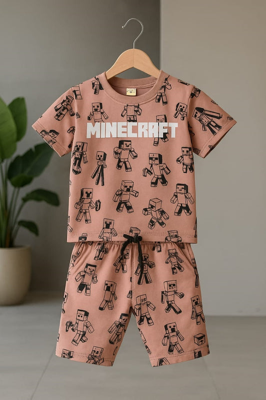 Junior             Republic Kid's Minecraft Printed Twin Set