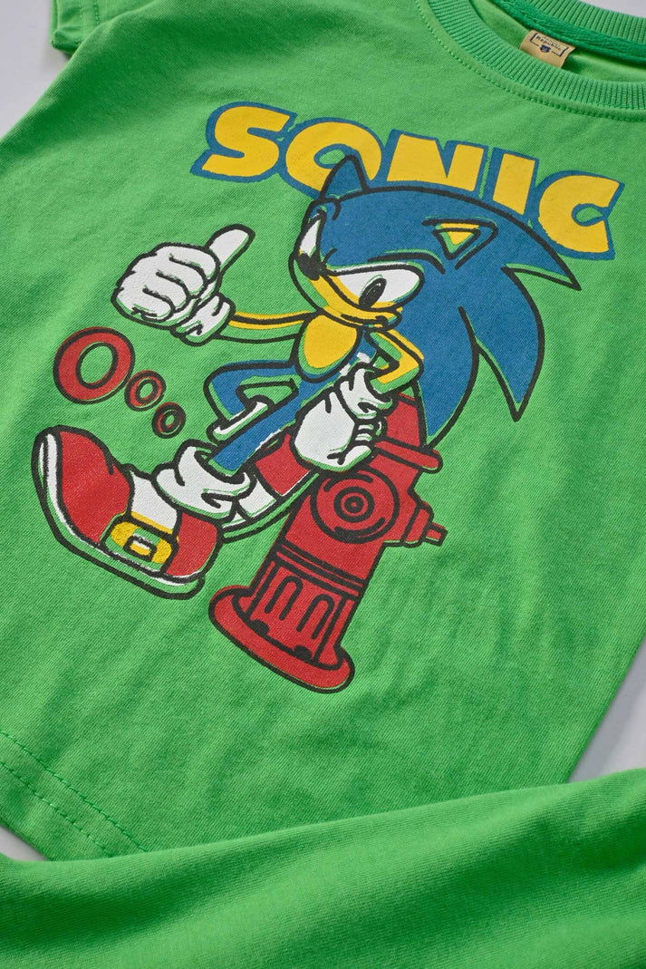 Junior Republic Kid's Sonic Printed Twin Set