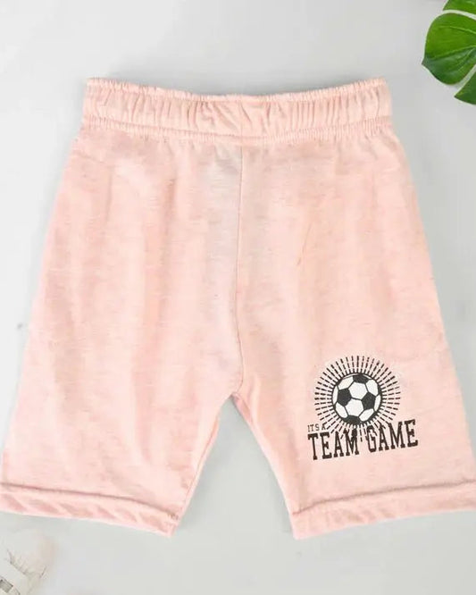 Junior Republic Kid's Team Game Printed Summer Shorts