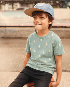 -Minor Fault- Junior Republic Kid's all over Duck Printed Tee Shirt