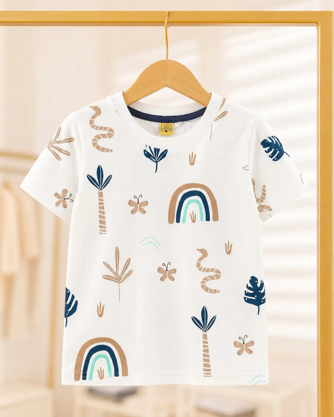 Junior Republic Kid's all over Jungle Print Tee Shirt