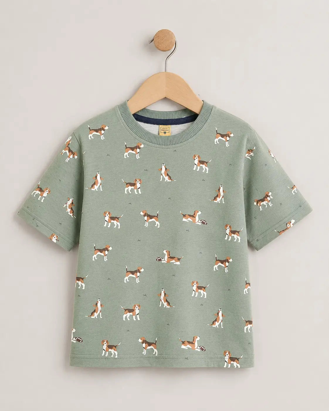Junior Republic Kid's All over safari Print Tee Shirt