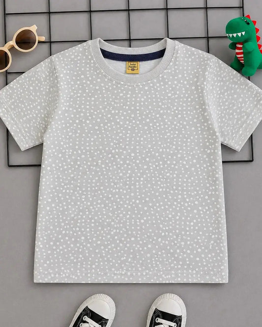 -Minor Fault- Junior Republic Kid's dotted Printed Shirt
