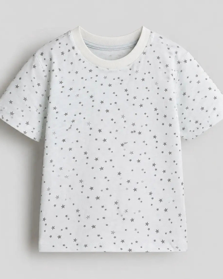 Junior Republic Kid's all over star Printed Tee Shirt