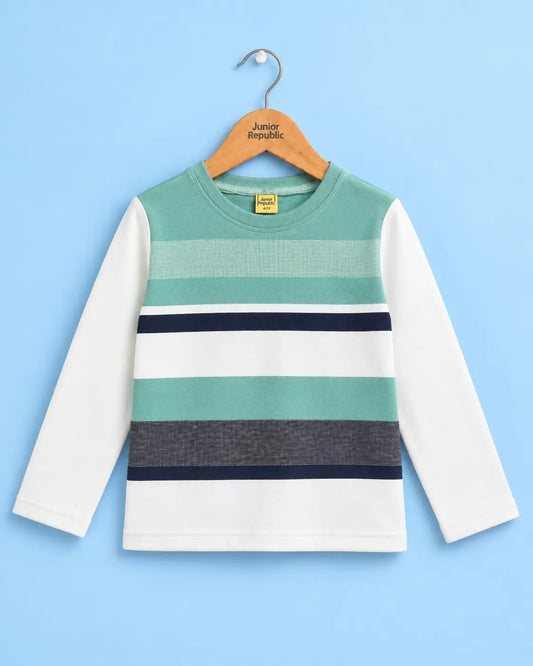 Kid's Stripes Style long Sleeves Shirt - LS-077