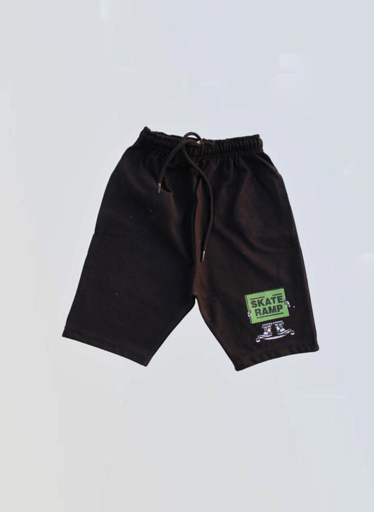 JUNIOR REPUBLIC KID'S SKATE RAMP Printed SHORTS with Pockets