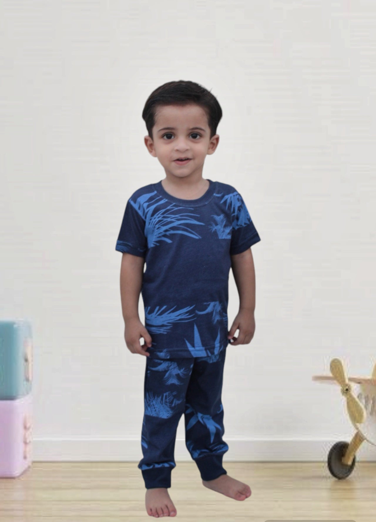 Junior Republic Kid's Printed 2 Piece track suit