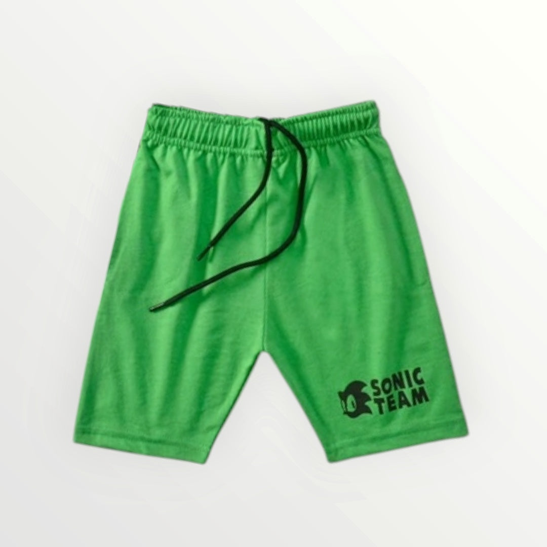 Junior Republic Sonic Printed Shorts with Pockets