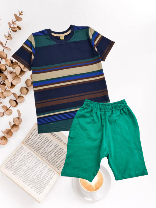 Junior Republic Kid's Stripes Style Twin Set