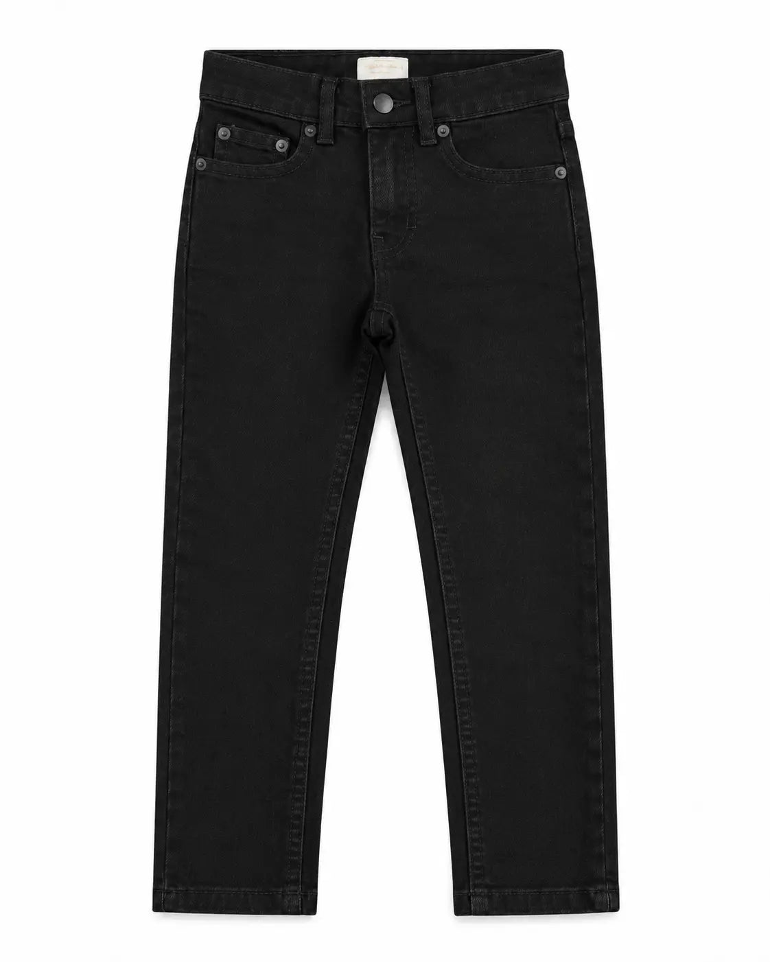 Cut Label Branded Kids Black Denim Jeans Pant – Straight Fit