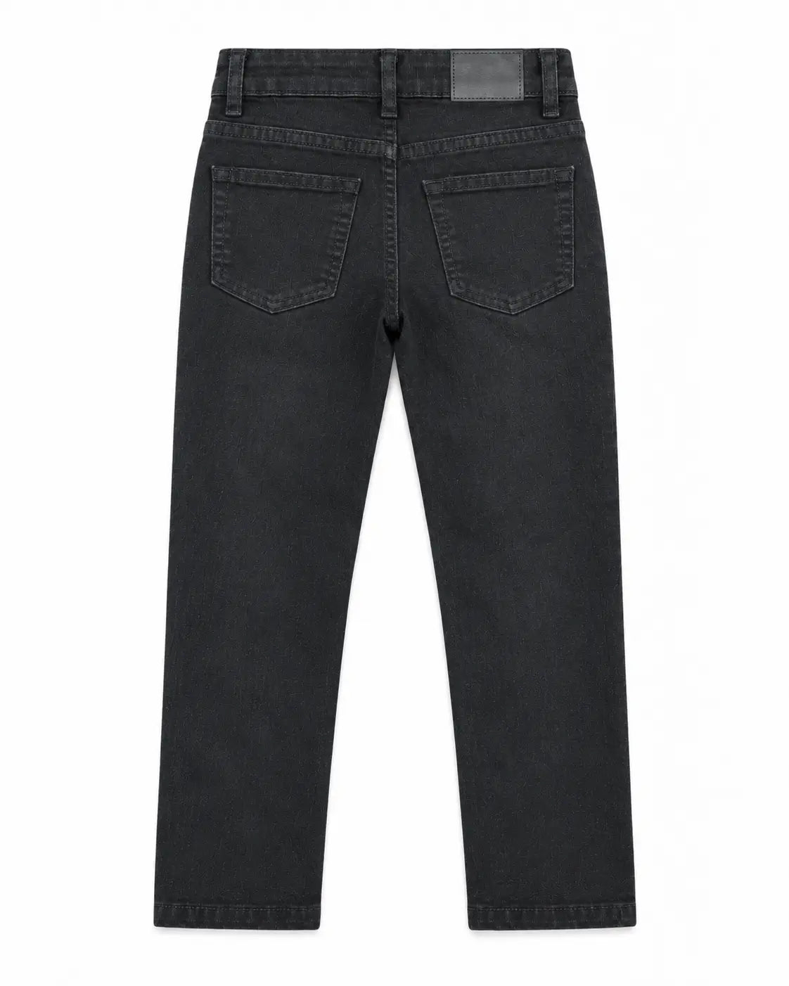 Cut Label Branded Kids Black Denim Jeans Pant – Straight Fit