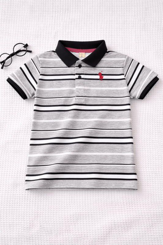Junior Republic Kid's Stripes style Polo Shirt - Rs. 499 SALE - Junior Republic