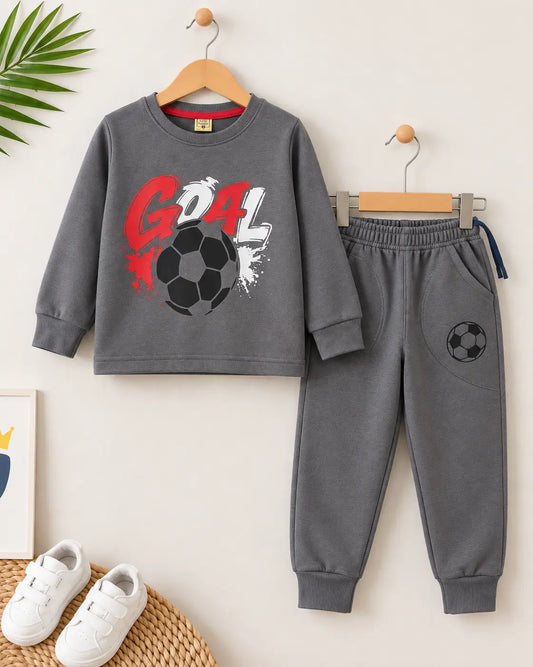 Goal Printed Twin Set for Mid Season – French Terry- FTS-013