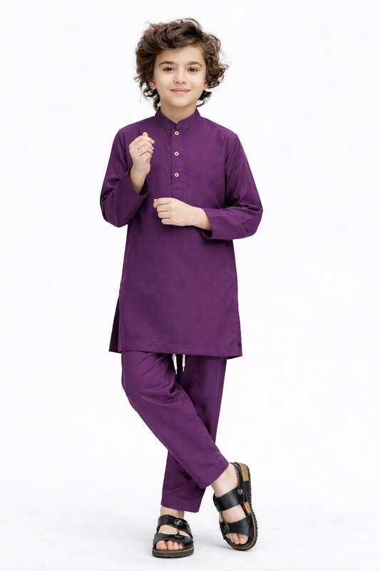 J              unior Republic Boys Summer Shalwar Kameez - Classic Eastern Wear for Kids