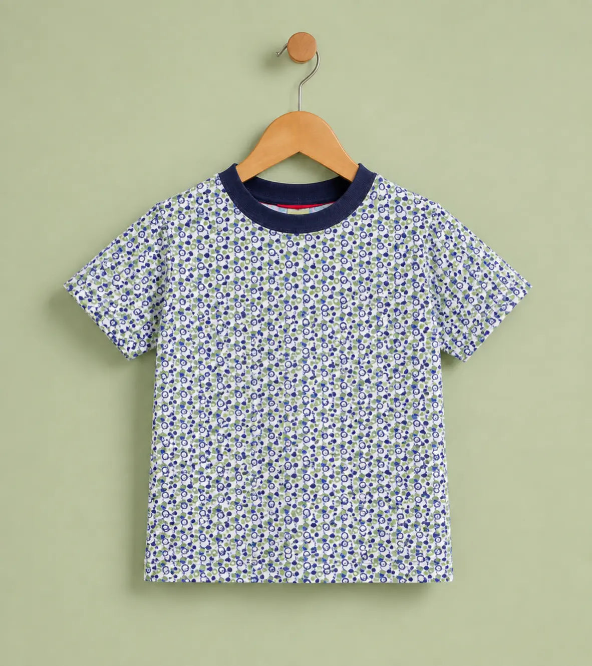Junior Republic Kid's all over Miniature Print Tee Shirt