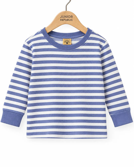Kid's Stripes Style long Sleeves Shirt - LS-083