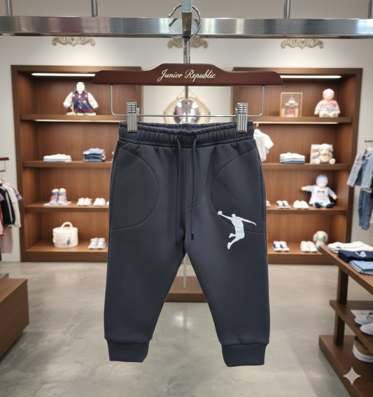 Junior Republic Slam Dunk Printed Fleece Winter Trouser - Rs. 399 SALE