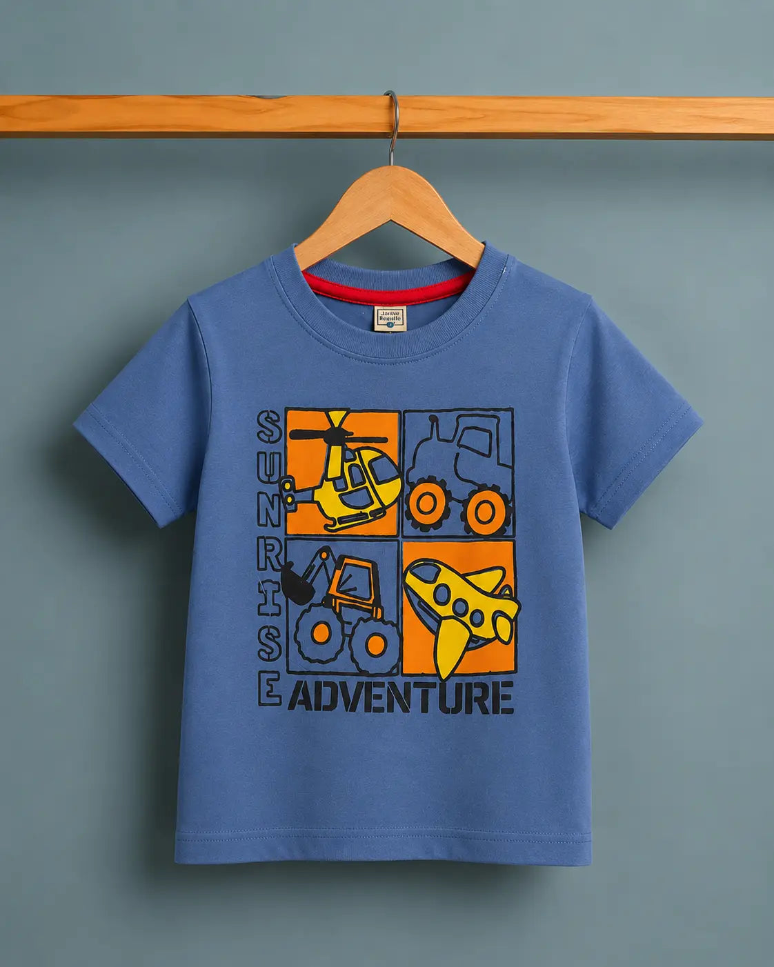 Junior Republic Kid's Sunrise adventure Printed Tee Shirt