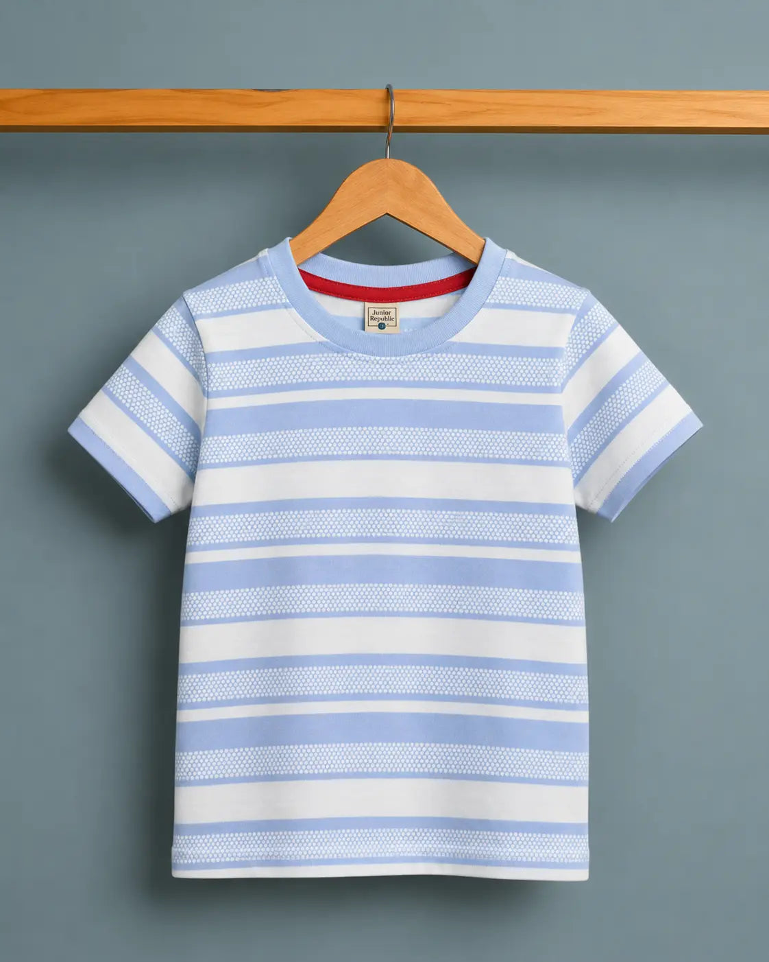 Junior Republic Kid's All over Strip Style Tee Shirt