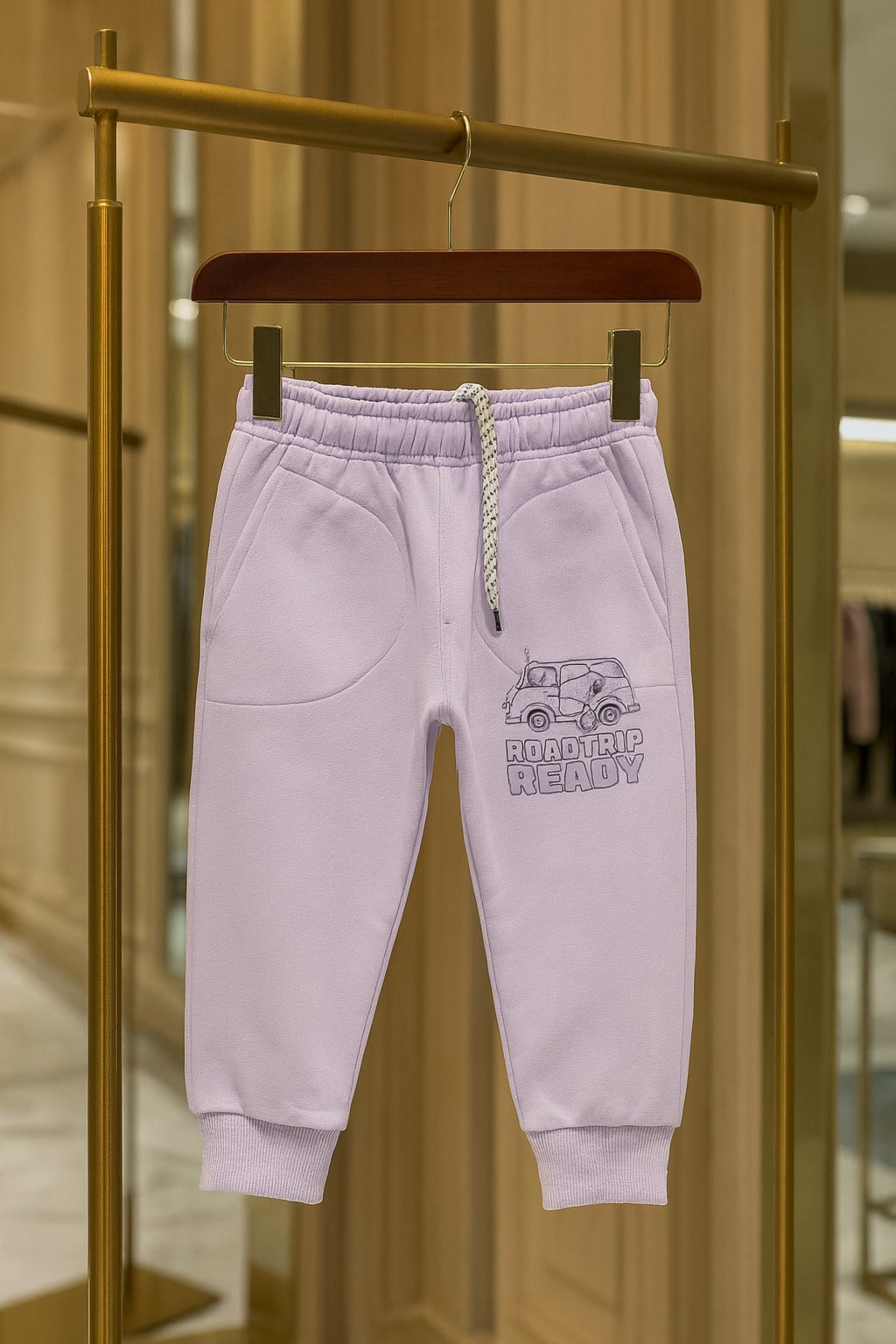 Junior Republic Road Trip Ready Printed Fleece Winter Trouser - Rs. 499 SALE