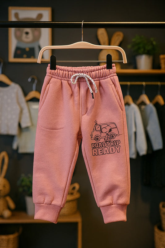 Junior Republic Road Trip Printed Fleece Winter Trouser - Rs. 499 SALE