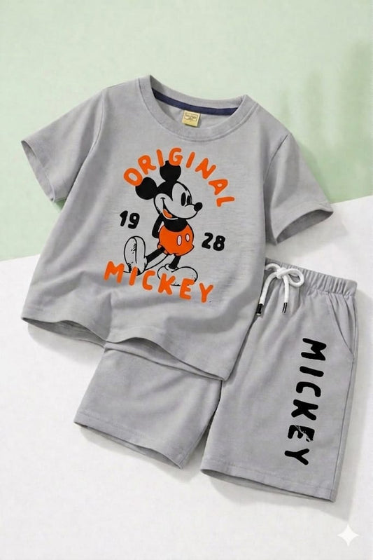 Junior    Republic Kid's Mickey Mouse Printed Twin Set