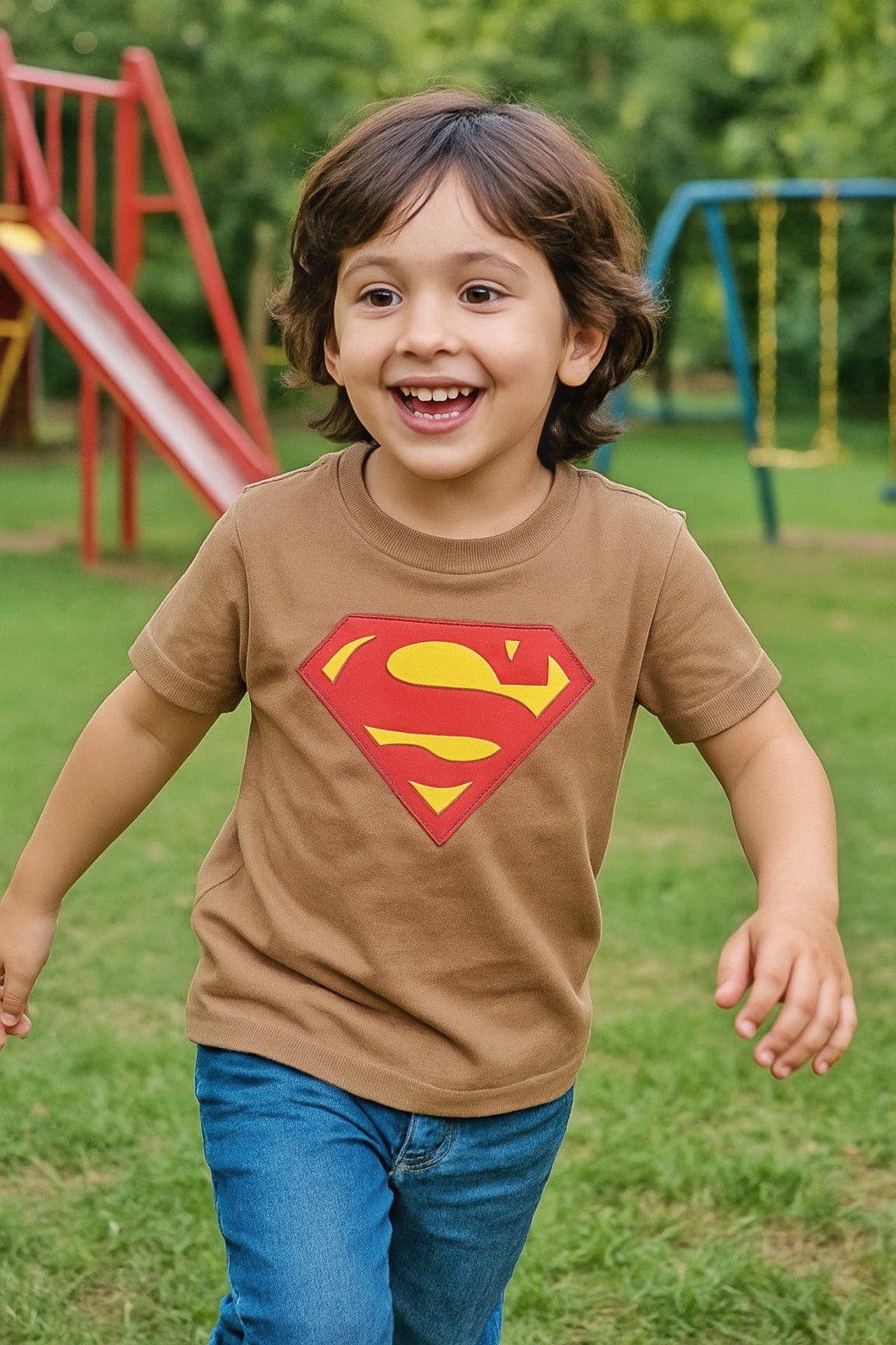 Junior Republic Kid's Superman Printed Tee Shirt - Rs. 299 SALE