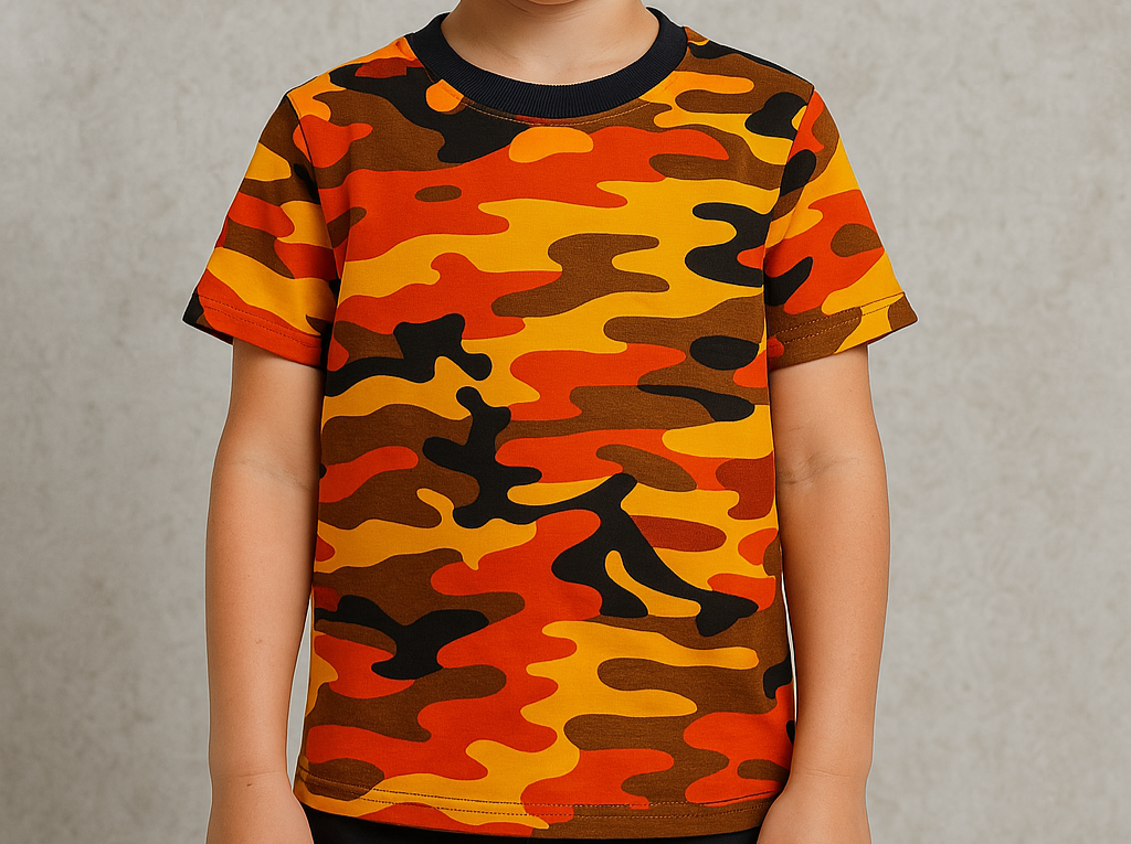 Junior Republic Kid's Camouflage Printed Tee Shirt - Rs. 299 SALE