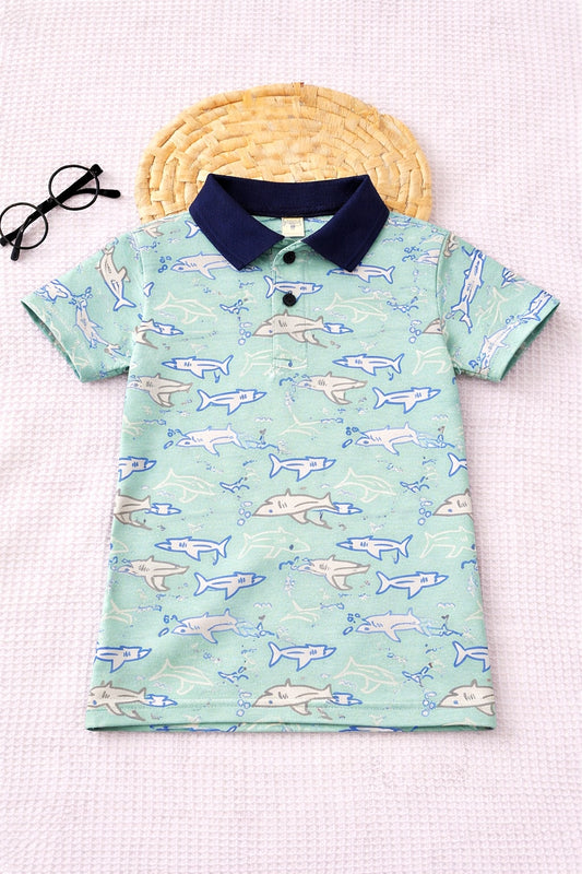 Junior Republic Kid's Fish Printed Polo Shirt - Rs. 499 SALE
