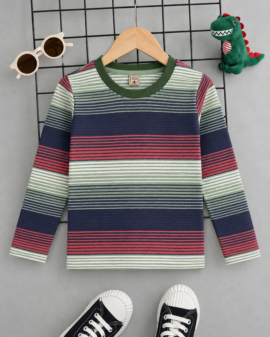 Kid's Stripes Style long Sleeves Shirt