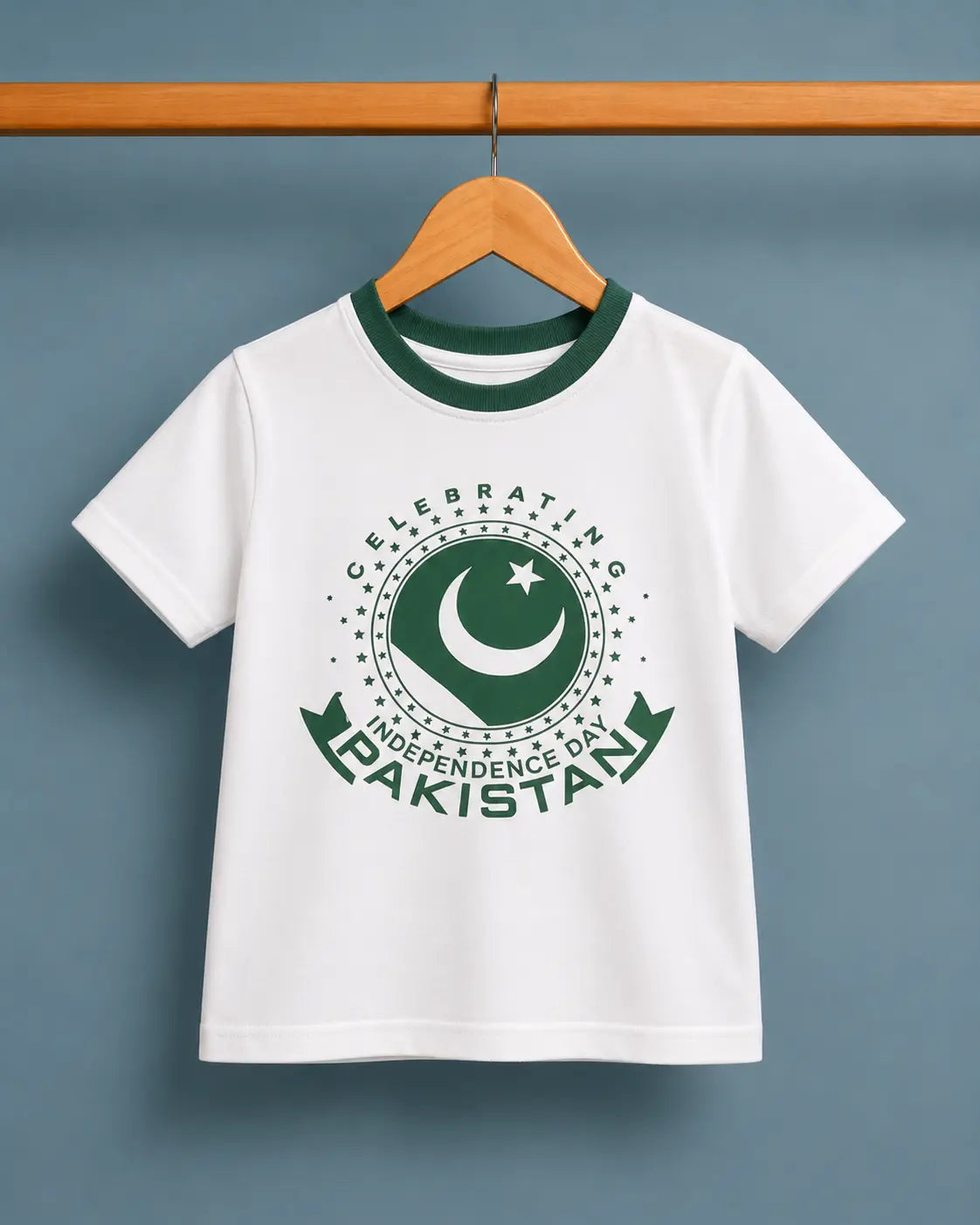 Junior Republic Kid's 14 August Independence Day Printed Tee Shirt