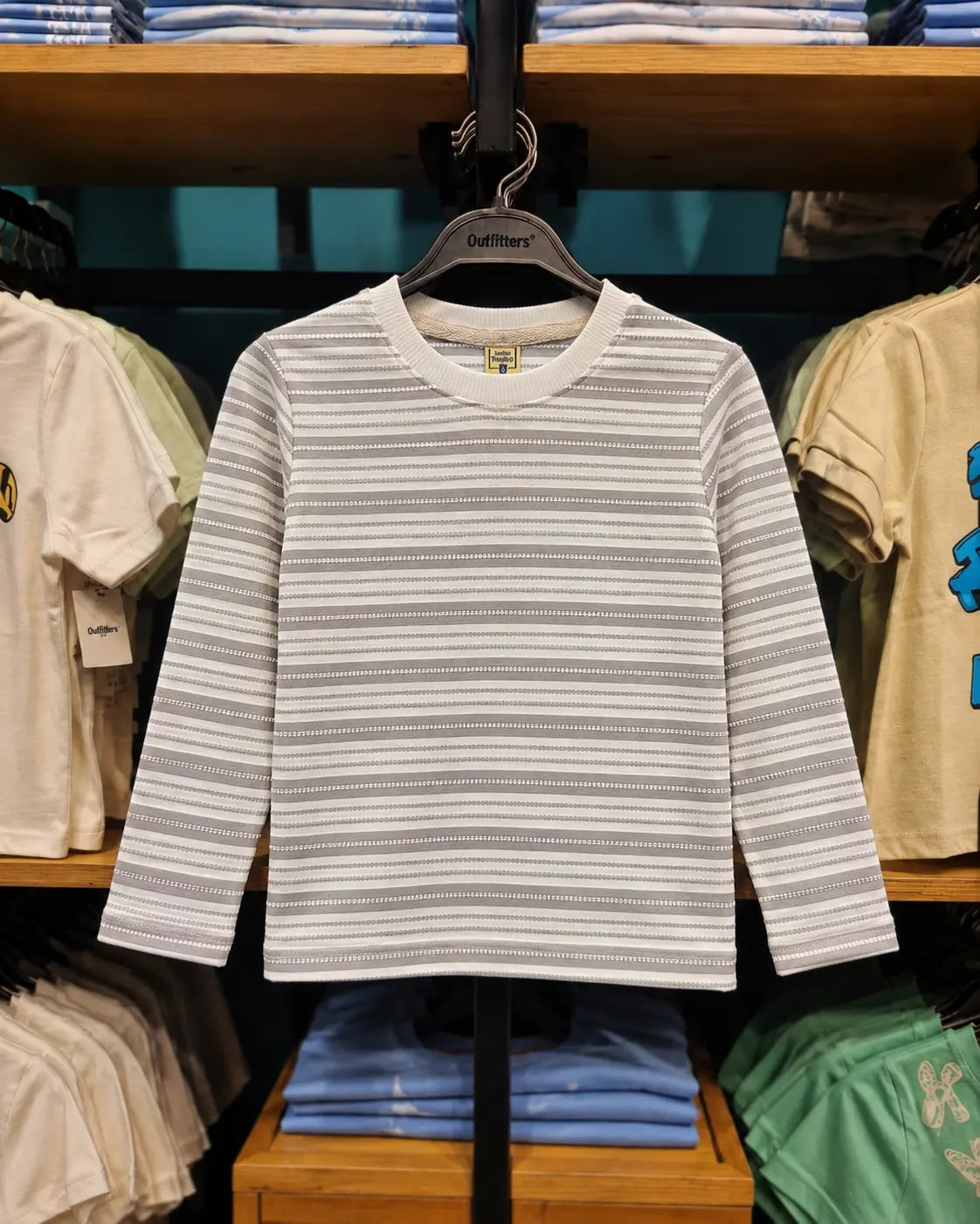 Kid's Stripes Style long Sleeves Shirt