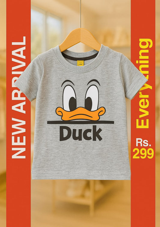 Junior Republic Kid's Duck Printed Crew Neck Tee Shirt - Rs. 299 SALE