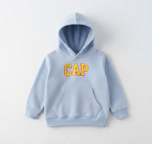 Junior Republic Cap Printed Kids Fleece Winter Hoodies for boys and Girls - HD-053