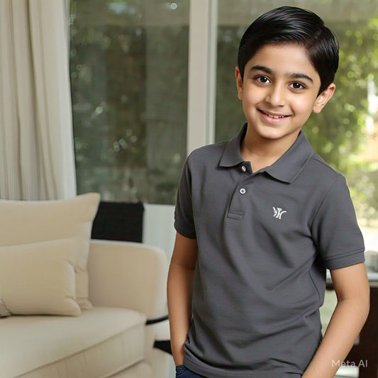 Junior Republic Kid's Armani Embroidered Polo Shirt - Rs. 299 SALE