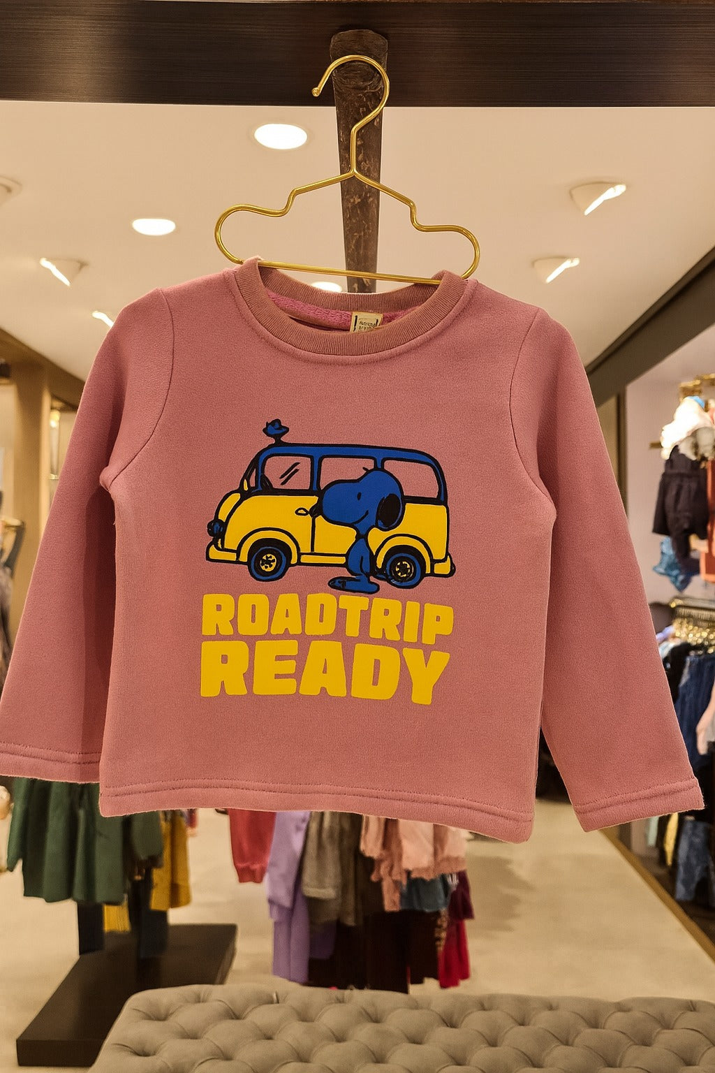 Junior Republic Roadtrip Printed Long Sleeve Fleece Winter Shirt - Rs. 499 SALE