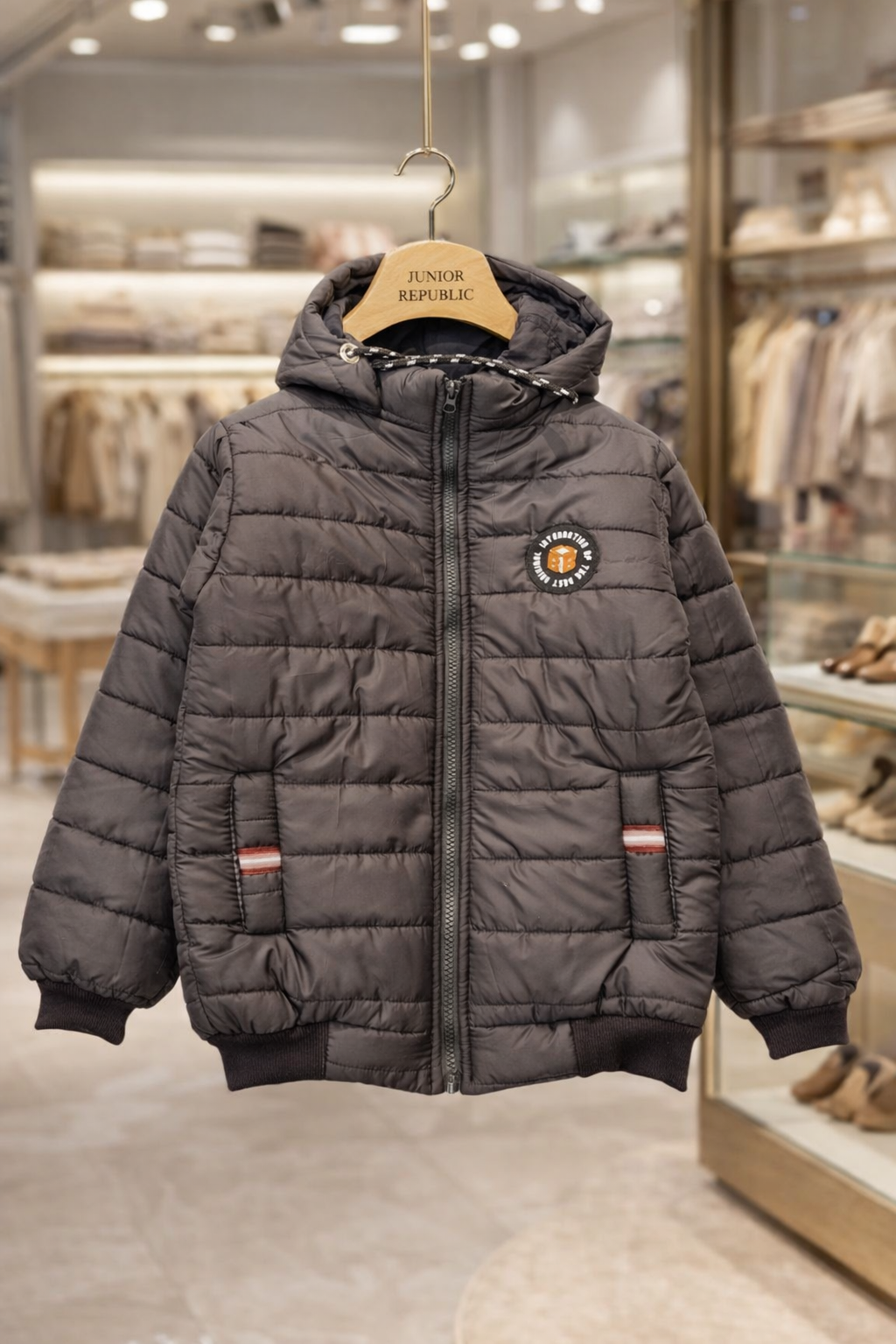 ..Hooded Puffer Jacket for Boys and Girls