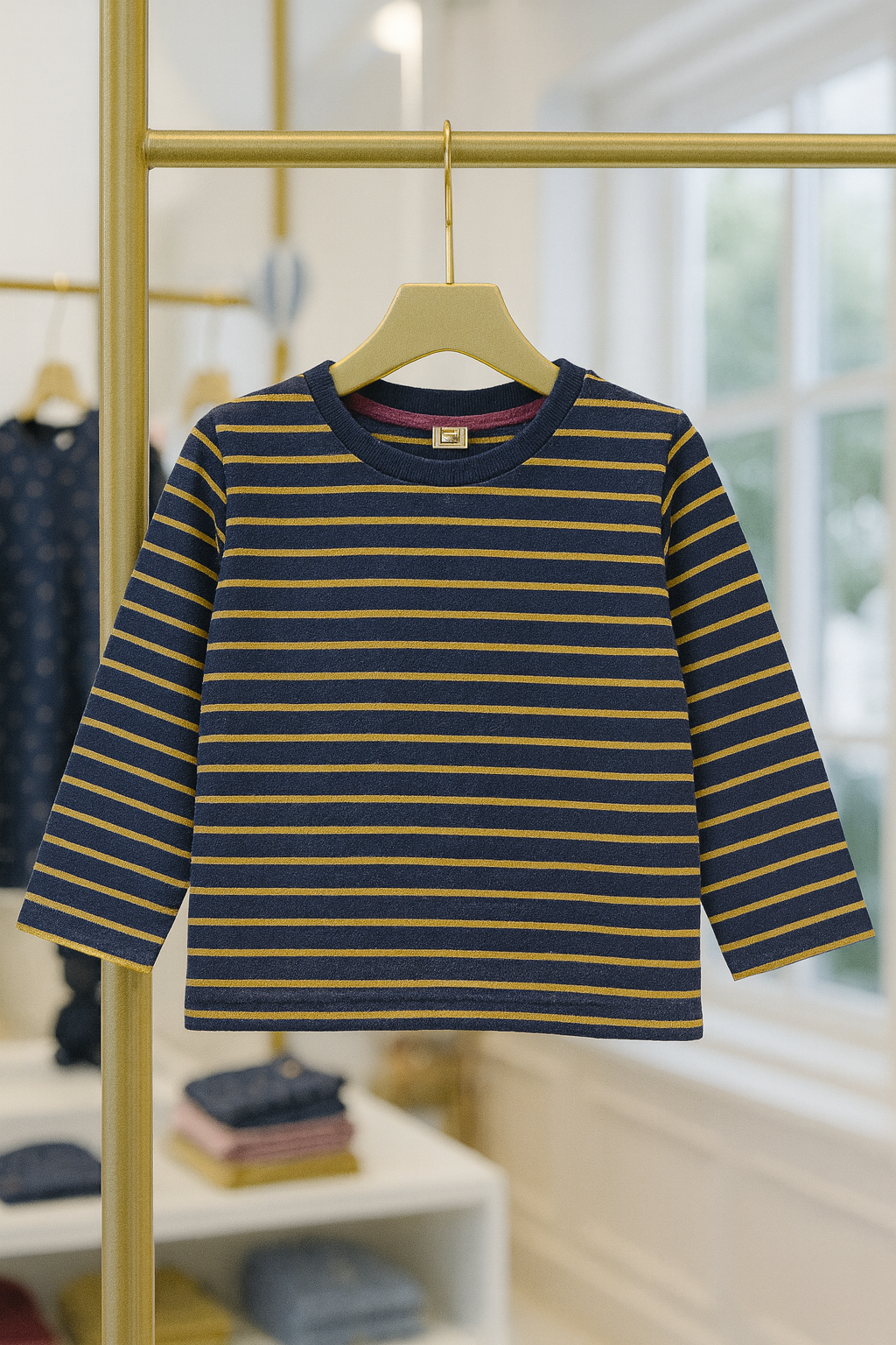 Junior Republic Cotton Jersey Stripes Style Long Sleeve Shirt - Rs. 499 SALE